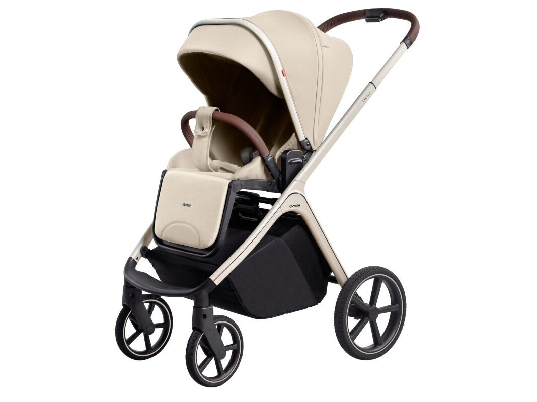 Universalus vežimėlio komplektas Carrello Vector 2in1 Seashell Beige 6550 2 Universalus vežimėlio komplektas Carrello Vector 2in1 Seashell Beige 6550 2