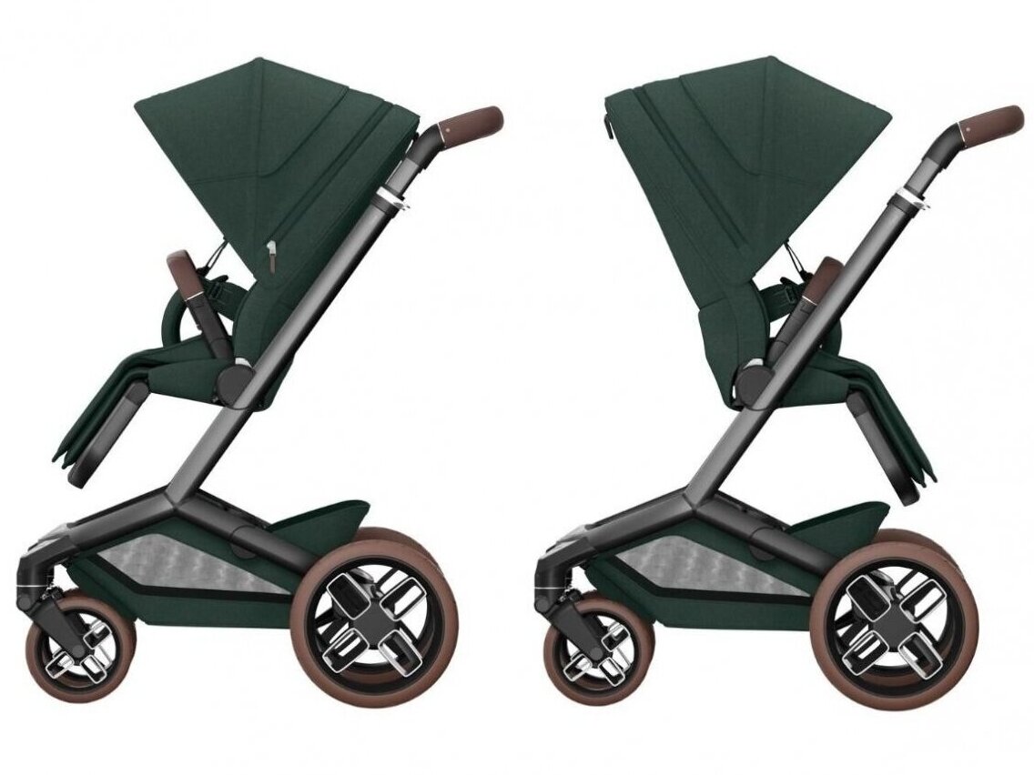 Universalus vežimėlis Maxi Cosi Fame Plus 2in1 Twillic Green 2 Universalus vežimėlis Maxi Cosi Fame Plus 2in1 Twillic Green 2