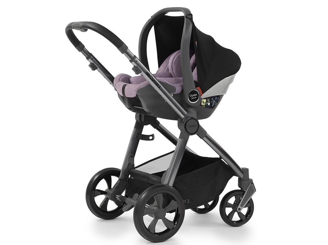 UNIVERSALUS VEŽIMĖLIS OYSTER 3 Lavender 3in1 6 UNIVERSALUS VEŽIMĖLIS OYSTER 3 Lavender 3in1 6
