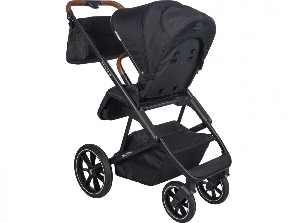 Universalus vežimėlio komplektas 2in1 Muuvo SLICK Black XL lopšys 2 Universalus vežimėlio komplektas 2in1 Muuvo SLICK Black XL lopšys 2
