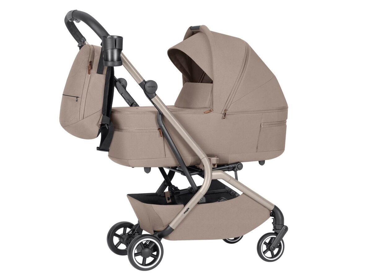 Universalus vežimėlio komplektas Carrello Magia 2in1 Spice Beige Universalus vežimėlio komplektas Carrello Magia 2in1 Spice Beige