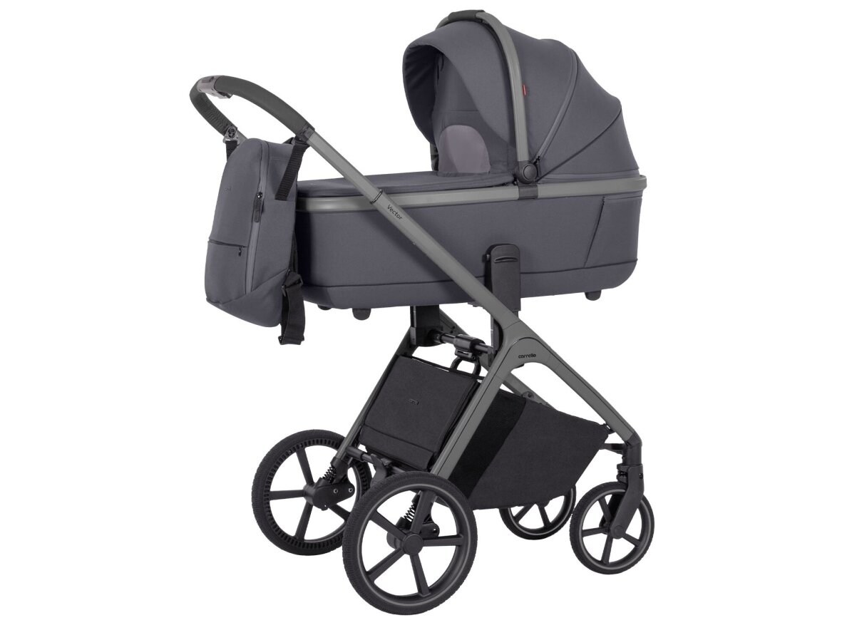 Universalus vežimėlio komplektas Carrello Vector 2in1 Landscape Grey 6550