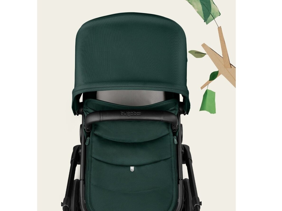 Bugaboo Fox 5 Renew Fern Green/Fern Green/Black frame 2in1  1