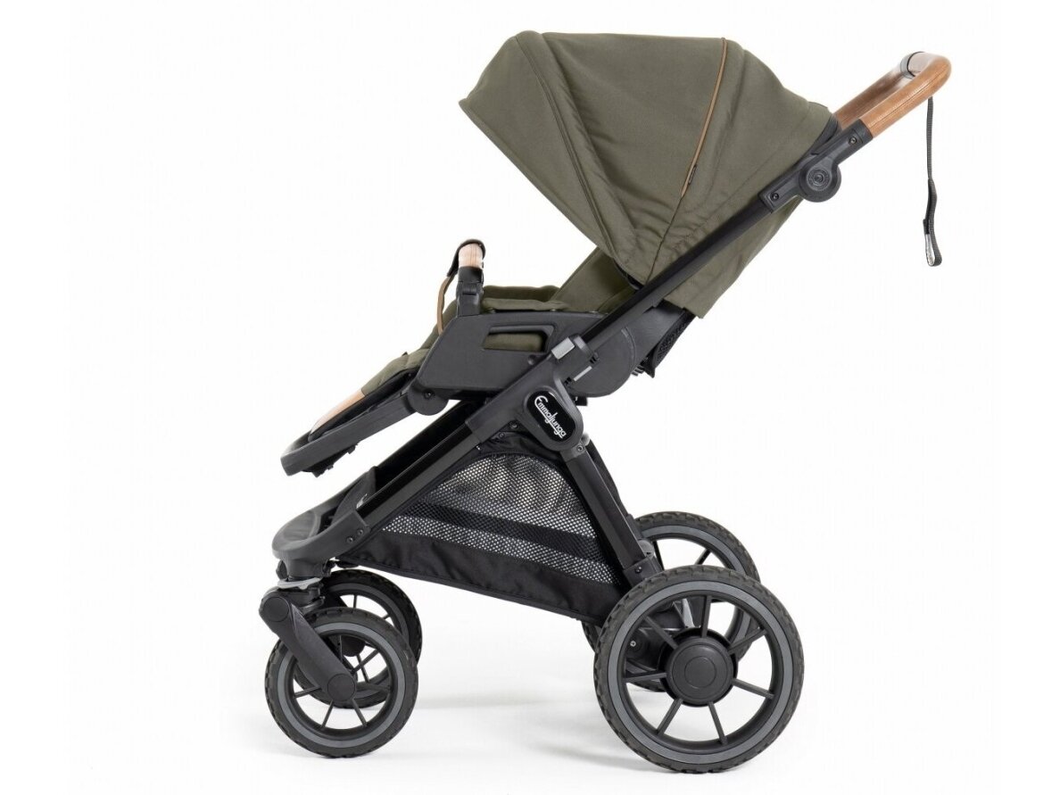 Emmaljunga Sento Flat Plus 2in1 Outdoor Olive 2 Emmaljunga Sento Flat Plus 2in1 Outdoor Olive 2