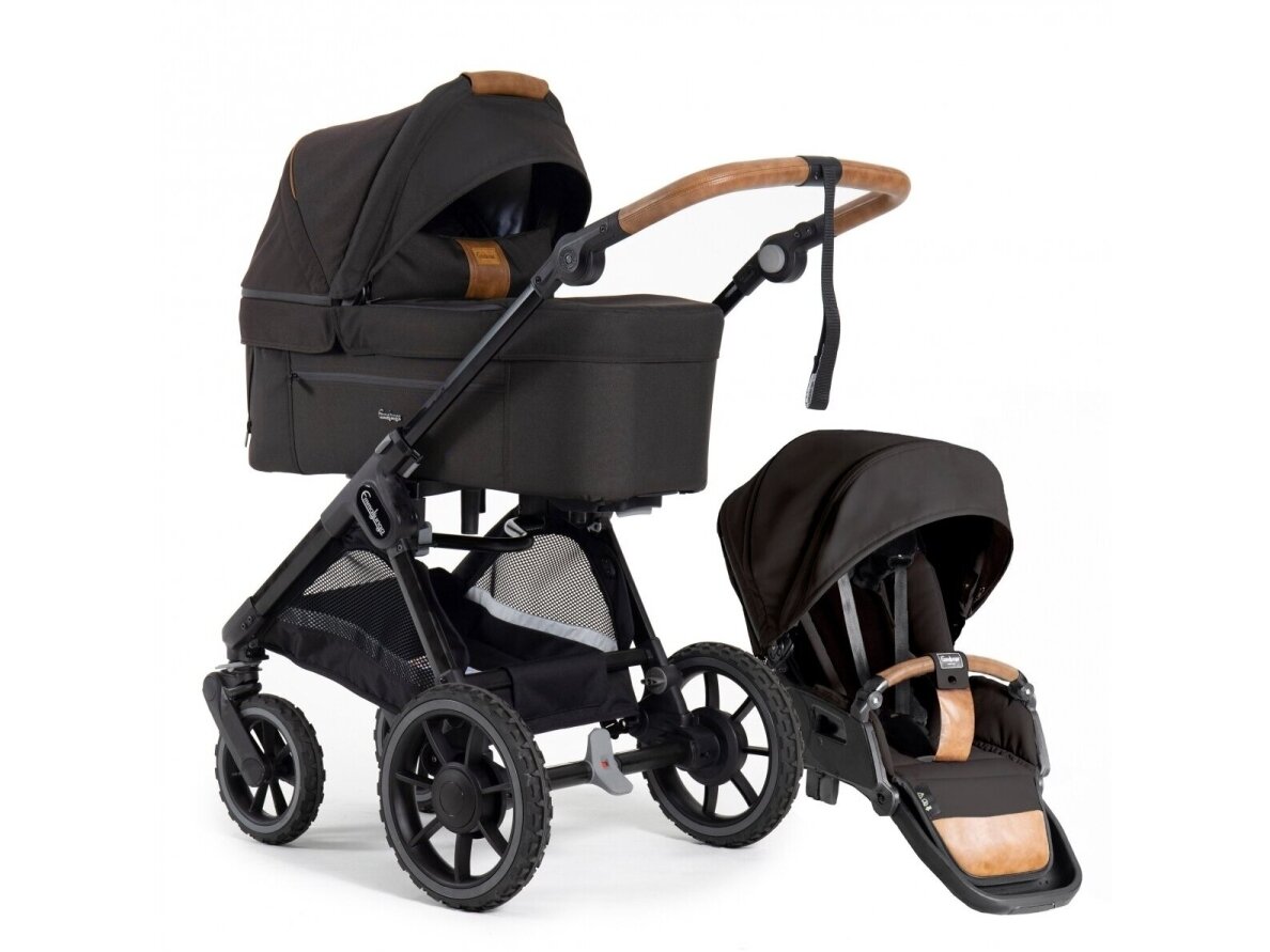 Universalus vežimėlis Emmaljunga Sento Pro Plus Flat 2in1 Outdoor Brown Universalus vežimėlis Emmaljunga Sento Pro Plus Flat 2in1 Outdoor Brown
