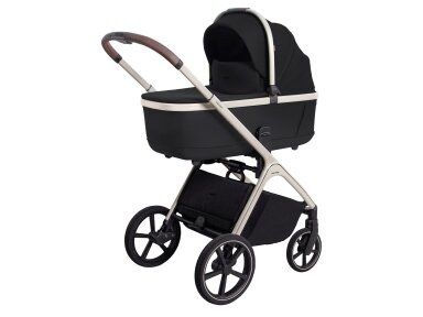 Universalus vežimėlio komplektas Carrello Vector 2in1 Pearl Black 6550 Universalus vežimėlio komplektas Carrello Vector 2in1 Pearl Black 6550