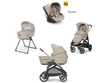 Universalus vežimėlio komplektas Inglesina Aptica 4in1 Pashmina Beige + Darwin Infant Recline 0-13 kg Universalus vežimėlio komplektas Inglesina Aptica 4in1 Pashmina Beige + Darwin Infant Recline 0-13 kg