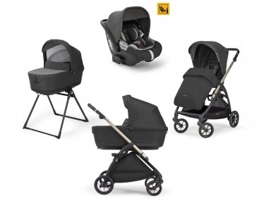 Universalus vežimėlis 4in1 ELECTA - Upper Black Universalus vežimėlis 4in1 ELECTA - Upper Black