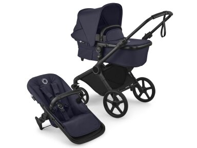 Universalus vežimėlis Bugaboo Cub 2in1 Deep Indigo/Deep Indigo/black frame Universalus vežimėlis Bugaboo Cub 2in1 Deep Indigo/Deep Indigo/black frame