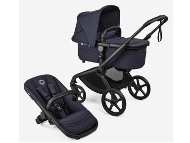 Универсальная коляска Bugaboo Fox 5 Renew Deep indigo/Deep indigo/black frame 10in1