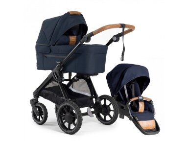 Universalus vežimėlis Emmaljunga Sento Pro Plus Flat 2in1 Outdoor Black