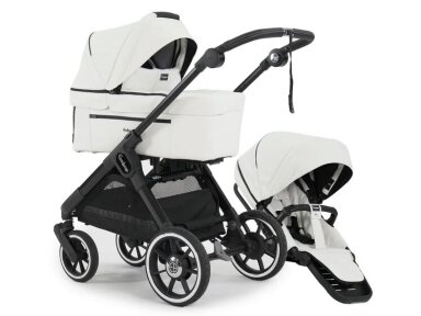 Emmaljunga Sento Lux Ergo Plus 2in1 White Leatherette
