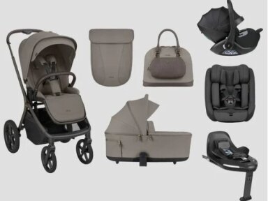 KikkaBoo Platinum 5in1 Stroller Goya Mocca