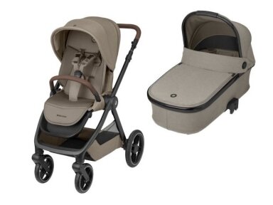 Universalus vežimėlis Maxi Cosi Oxford 2in1 Essential Truffle Universalus vežimėlis Maxi Cosi Oxford 2in1 Essential Truffle