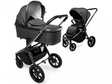 Universalus vežimėlis Muuvo Quick SE Diamond Graphite 2in1 Universalus vežimėlis Muuvo Quick SE Diamond Graphite 2in1