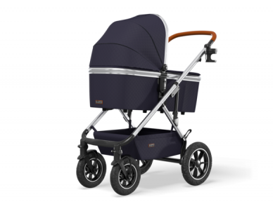 Universalaus vežimėlio komplektas Moon Nuova Air 2in1 Navy 4 Universalaus vežimėlio komplektas Moon Nuova Air 2in1 Navy 4