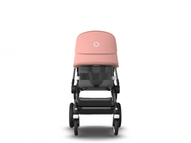 Universalus vežimėlio komplektas 2in1 Bugaboo Fox 3 Morning pink/grey melange/graphite važiuoklė 4