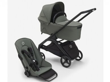 Bugaboo Dragonfly 2in1 Forest green/forest green/black frame