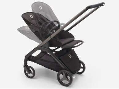 Universalus vežimėlio komplektas Bugaboo Dragonfly 2in1 Misty white/Grey Melange/ black frame 3 Universalus vežimėlio komplektas Bugaboo Dragonfly 2in1 Misty white/Grey Melange/ black frame 3