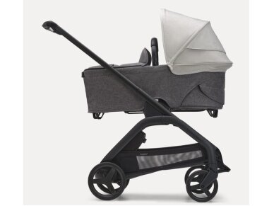 Universalus vežimėlio komplektas Bugaboo Dragonfly 2in1 Misty white/Grey Melange/ black frame 1 Universalus vežimėlio komplektas Bugaboo Dragonfly 2in1 Misty white/Grey Melange/ black frame 1