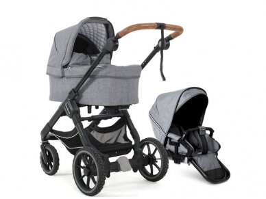 Universalus vežimėlio komplektas Emmaljunga NXT 90F Duo 2 in 1 Lounge Grey/Outdoor važiuoklė Universalus vežimėlio komplektas Emmaljunga NXT 90F Duo 2 in 1 Lounge Grey/Outdoor važiuoklė