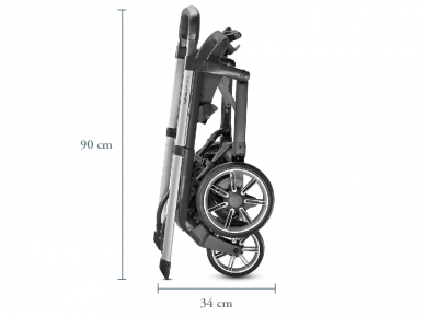 Universalus vežimėlio komplektas Inglesina Aptica 4in1 Cashmere Beige 6