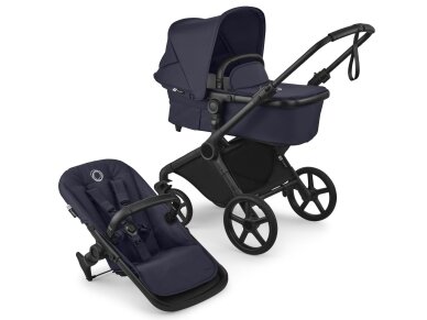 Universalus vežimėlis Bugaboo Cub 2in1 Deep Indigo/Deep Indigo/black frame Universalus vežimėlis Bugaboo Cub 2in1 Deep Indigo/Deep Indigo/black frame