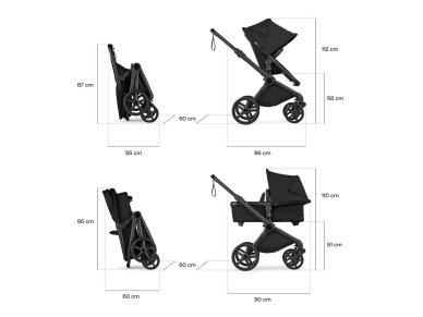 Bugaboo Cub 2in1 Desert Taupe/Desert Taupe/black frame 6