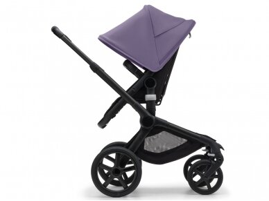 Universalus vežimėlis Bugaboo Fox 5 Astro purple/midnight black/black frame 2in1 2