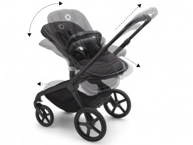 Universalus vežimėlis Bugaboo Fox 5 Renew Heritage black/Heritage black/black frame 6in1 TRAVEL 3 Universalus vežimėlis Bugaboo Fox 5 Renew Heritage black/Heritage black/black frame 6in1 TRAVEL 3