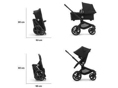 Универсальная коляска Bugaboo Fox 5 Renew Dusty Pink/Heritage Black/Black frame 2in1 2