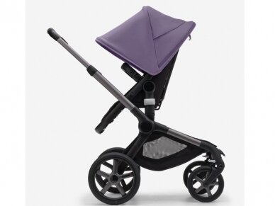 Universalus vežimėlis Bugaboo Fox 5 Astro purple/midnight black/graphite frame 2in1 2