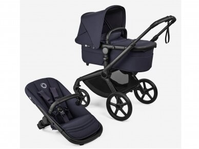 Универсальная коляска Bugaboo Fox 5 Renew Deep indigo/Deep indigo/black frame 5in1 Универсальная коляска Bugaboo Fox 5 Renew Deep indigo/Deep indigo/black frame 5in1