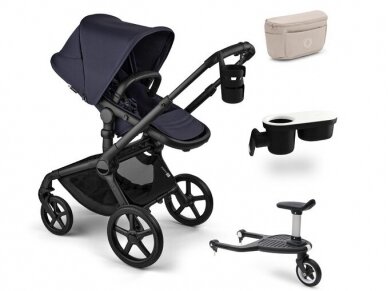 Универсальная коляска Bugaboo Fox 5 Renew Desert taupe melange/Desert taupe melange/black frame 6in1 11