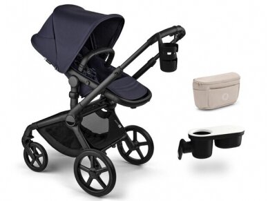 Универсальная коляска Bugaboo Fox 5 Renew Misty white/heritage black/black frame 5in1 11