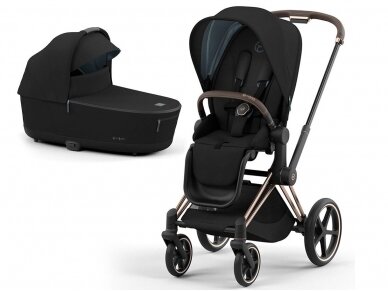 Cybex Priam V4 Black 3in1 Rose Gold 1 Cybex Priam V4 Black 3in1 Rose Gold 1