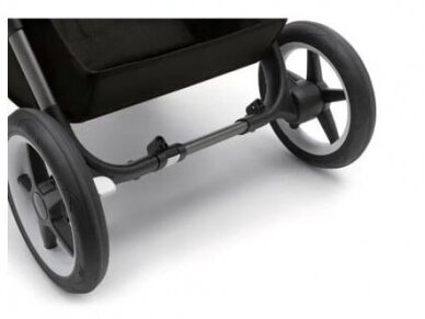 Universalus vežimėlis dvynukams Bugaboo Donkey 5 TWIN - Premium collection Black/Washed Black/Black 5