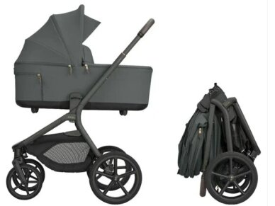 KikkaBoo Platinum 4in1 Stroller Goya Olive 1