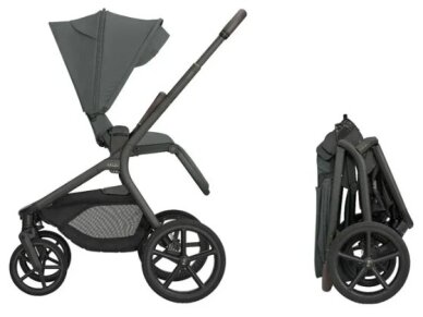 KikkaBoo Platinum 4in1 Stroller Goya Olive 2