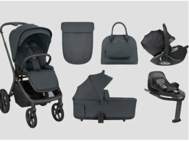 KikkaBoo Platinum 4in1 Stroller Goya Graphite KikkaBoo Platinum 4in1 Stroller Goya Graphite