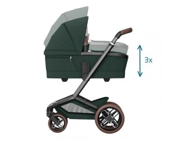Universalus vežimėlis Maxi Cosi Fame Plus 2in1 Twillic Truffle 4