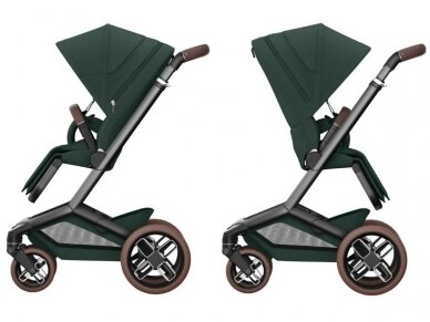 Universalus vežimėlis Maxi Cosi Fame Plus 2in1 Twillic Green 2 Universalus vežimėlis Maxi Cosi Fame Plus 2in1 Twillic Green 2