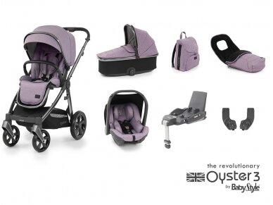 Universal stroller OYSTER 3 Lavender 7in1