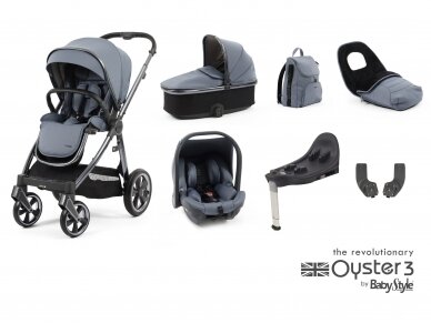Universal stroller OYSTER 3 Dream Blue 7in1