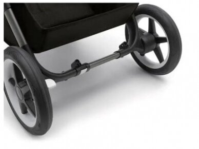 Universalus vežimėlis pametinukams Bugaboo Donkey 5 DUO Premium Collection Washed Black/Washed Black/Black važiuoklė 3