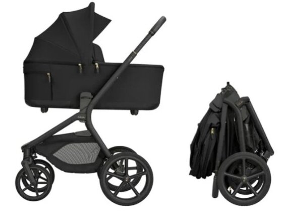 KikkaBoo Platinum 4in1 Stroller Goya Noir 1