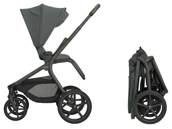 KikkaBoo Platinum 2in1 Stroller Goya Olive 1