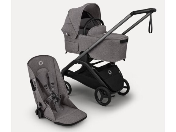 Bugaboo Dragonfly Plus 2in1 Grey melange/Grey melange/Graphite frame 2 Bugaboo Dragonfly Plus 2in1 Grey melange/Grey melange/Graphite frame 2