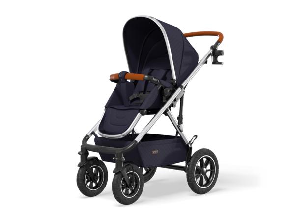 Universalaus vežimėlio komplektas Moon Nuova Air 2in1 Navy 6 Universalaus vežimėlio komplektas Moon Nuova Air 2in1 Navy 6