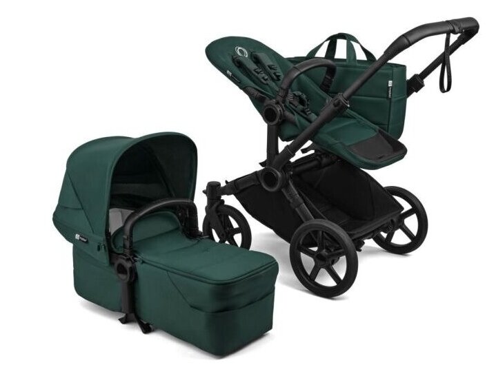 Universalus vežimėlis Bugaboo Donkey 6 MONO 2in1 Fern green/Fern green/black frame 4 Universalus vežimėlis Bugaboo Donkey 6 MONO 2in1 Fern green/Fern green/black frame 4